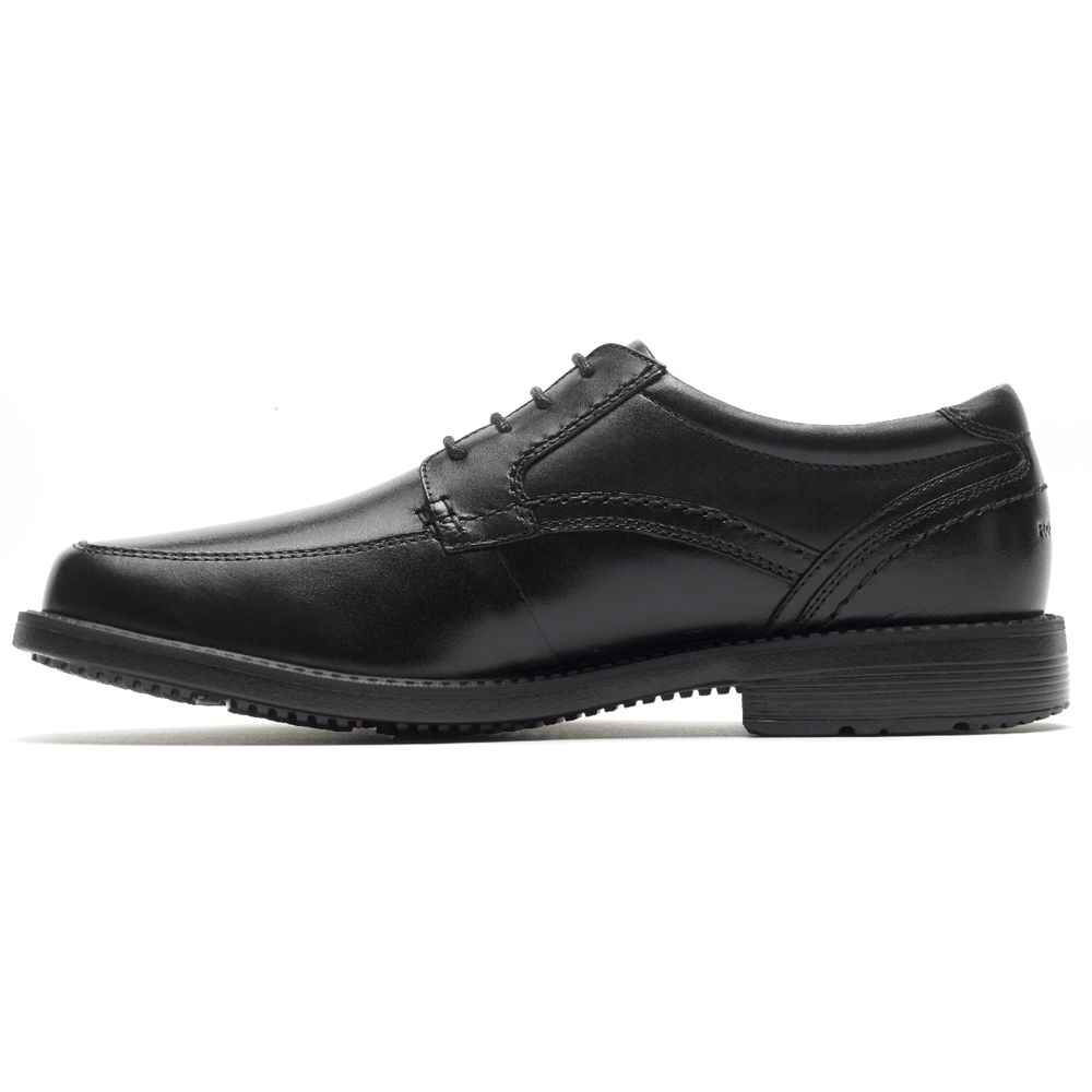 Oxfords Rockport Hombre Mexico - Sherwood Apron Toe Negros - NAQVX9756